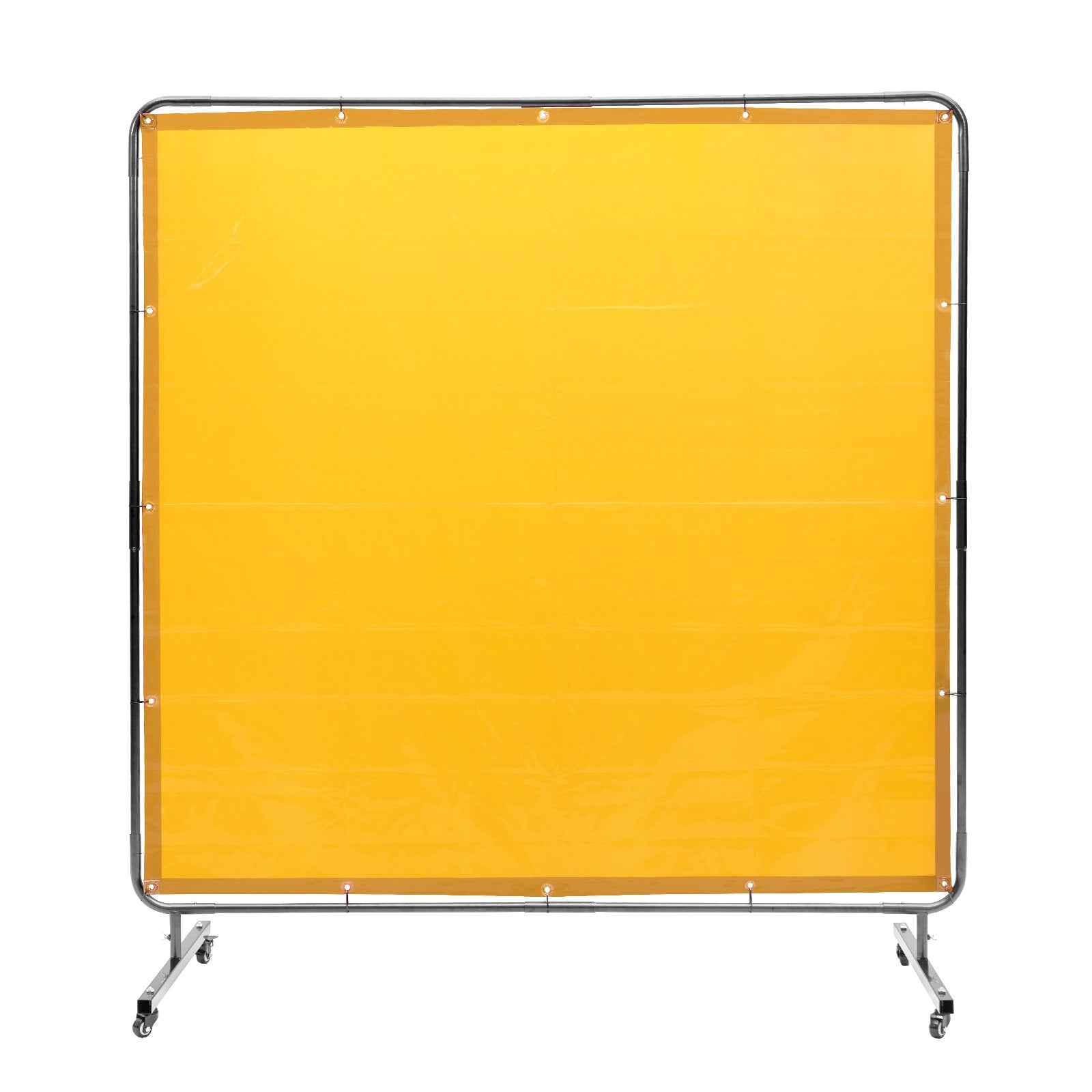Welding Screen with Frame, 6' x 6' Welding Curtain Screen, Flame-Resistant Vinyl Welding Protection Screen on V952-DMSHJPF6X6YCWE2S4V0