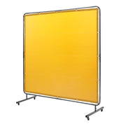 Welding Screen with Frame, 6' x 6' Welding Curtain Screen, Flame-Resistant Vinyl Welding Protection Screen on V952-DMSHJPF6X6YCWE2S4V0