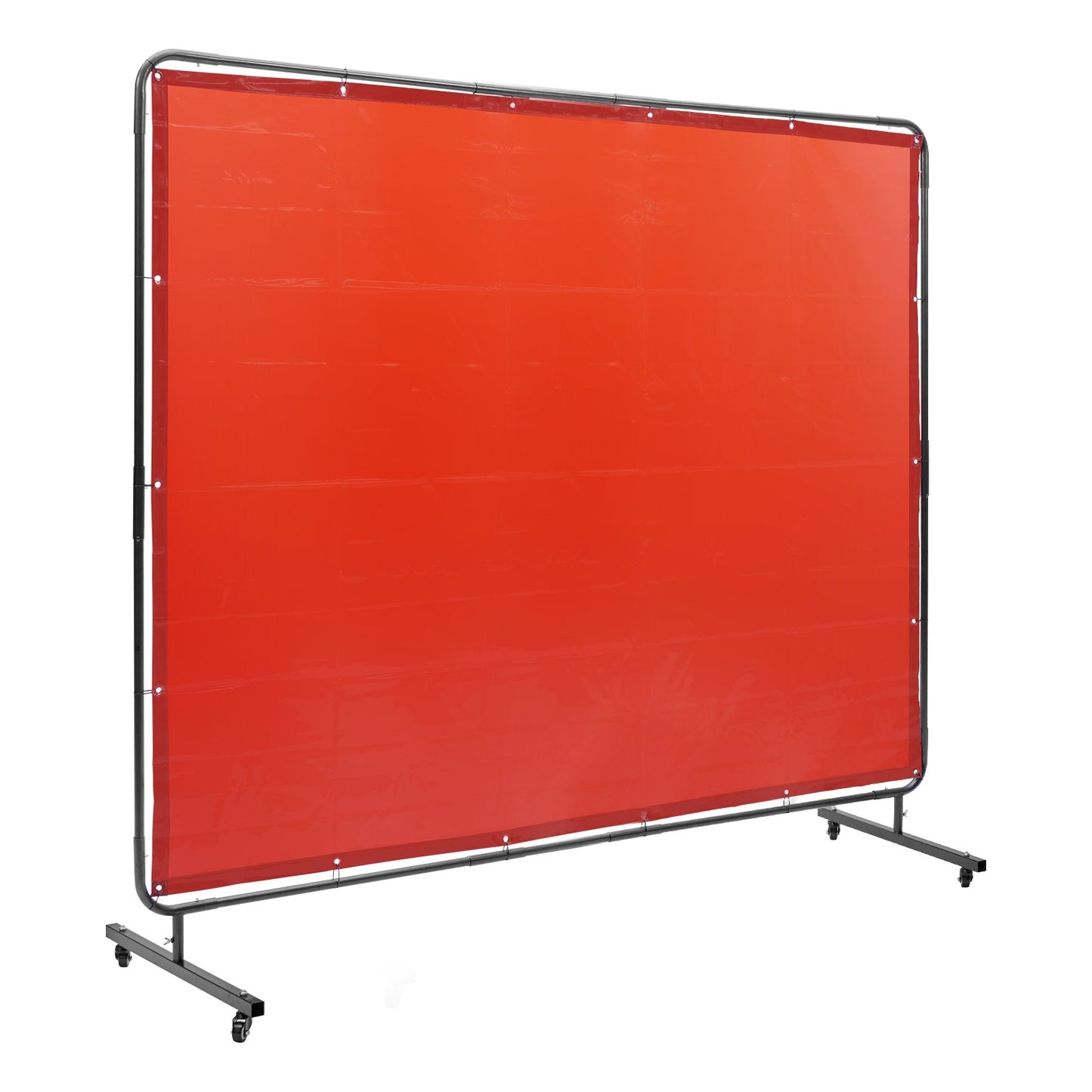 Welding Screen with Frame, 6' x 8' Welding Curtain Screen, Flame-Resistant Vinyl Welding Protection Screen on V952-DMSHJPF6X8YCCZQN5V0