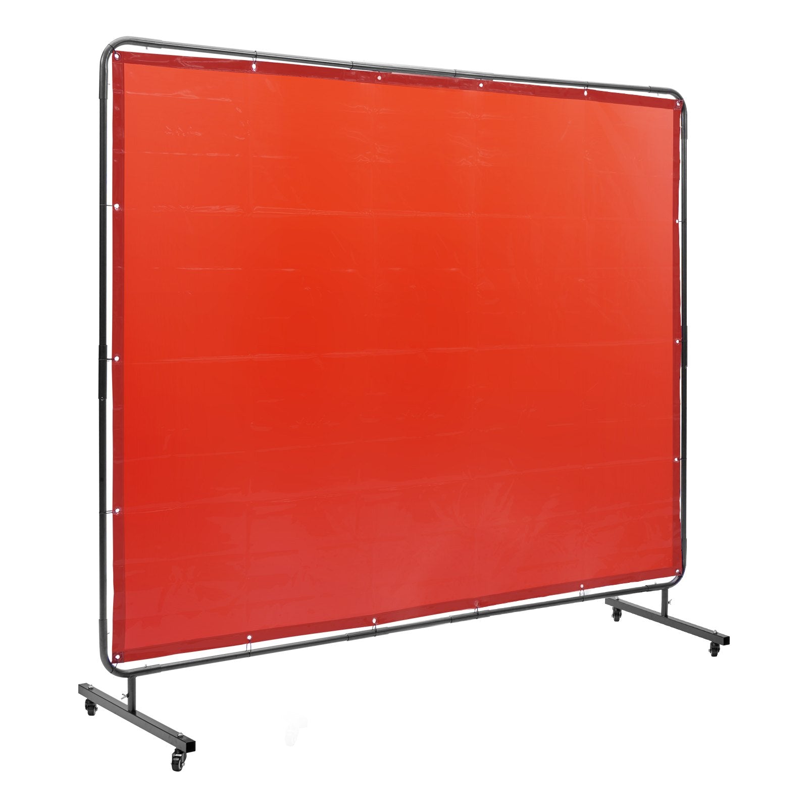 Welding Screen with Frame, 6' x 8' Welding Curtain Screen, Flame-Resistant Vinyl Welding Protection Screen on V952-DMSHJPF6X8YCCZQN5V0