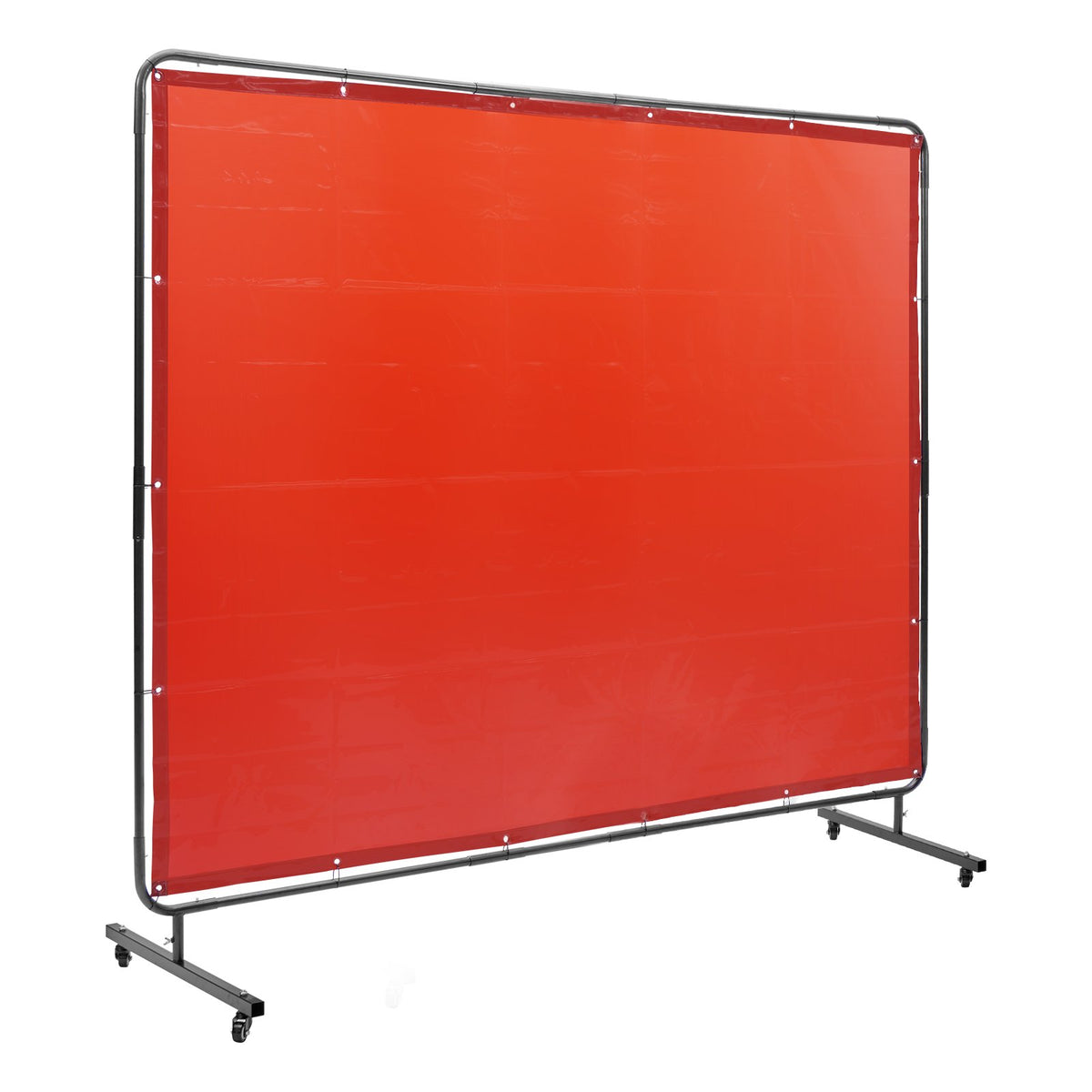 Welding Screen with Frame, 6' x 8' Welding Curtain Screen, Flame-Resistant Vinyl Welding Protection Screen on V952-DMSHJPF6X8YCCZQN5V0