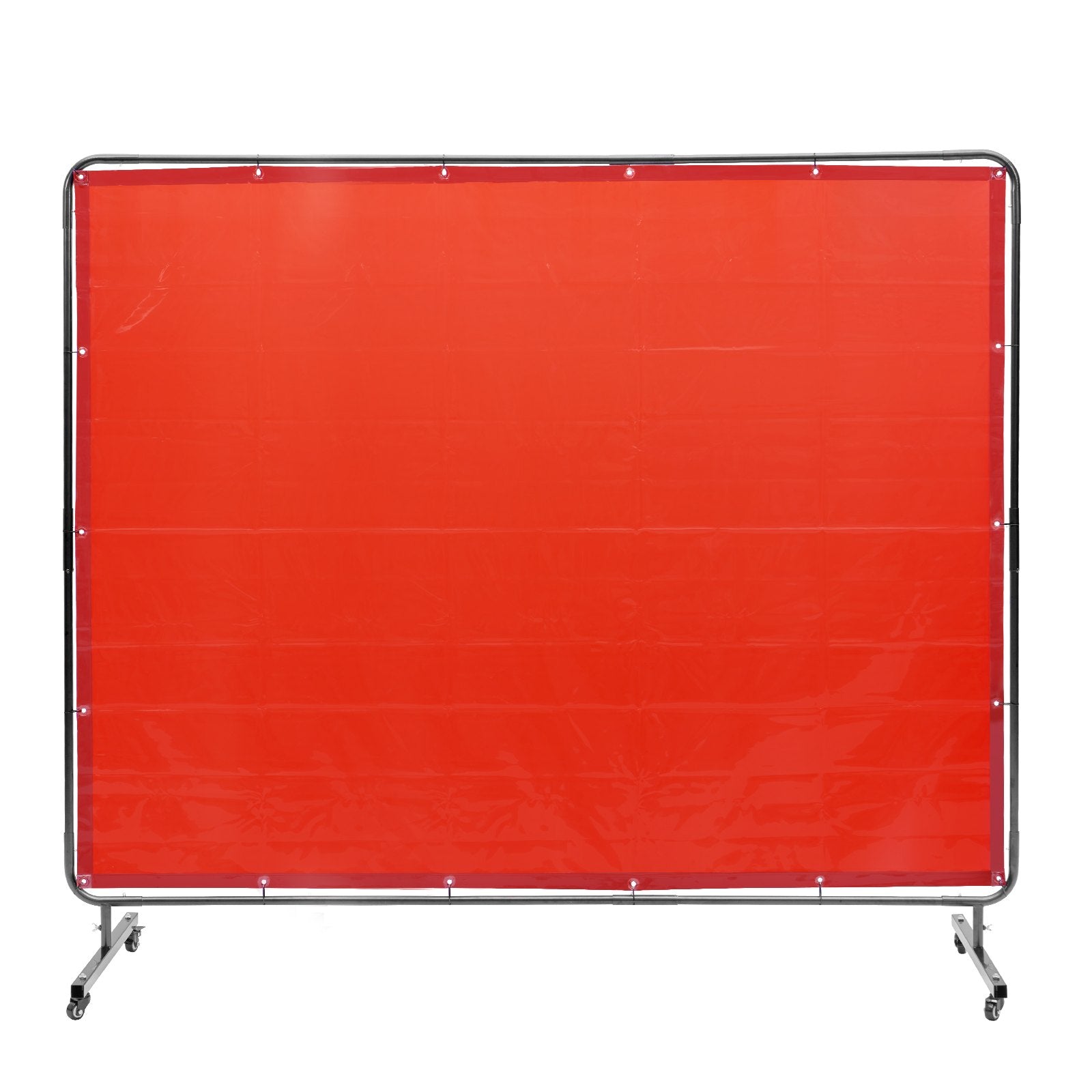 Welding Screen with Frame, 6' x 8' Welding Curtain Screen, Flame-Resistant Vinyl Welding Protection Screen on V952-DMSHJPF6X8YCCZQN5V0