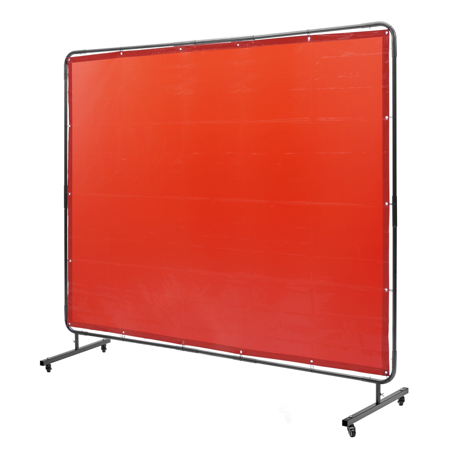 Welding Screen with Frame, 6' x 8' Welding Curtain Screen, Flame-Resistant Vinyl Welding Protection Screen on V952-DMSHJPF6X8YCCZQN5V0