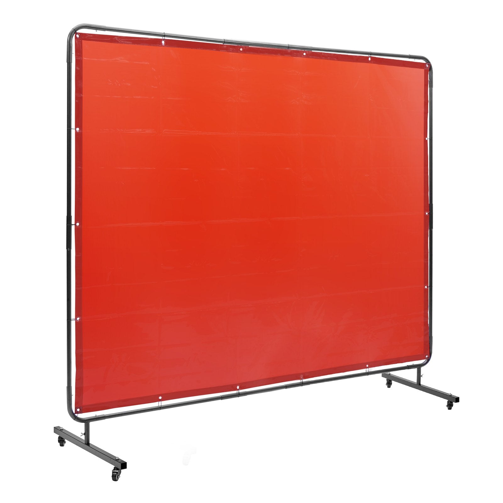 Welding Screen with Frame, 6' x 8' Welding Curtain Screen, Flame-Resistant Vinyl Welding Protection Screen on V952-DMSHJPF6X8YCCZQN5V0