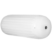 4 Ribbed Boat Fender 10" x 28" White Center Hole Bumper Mooring Protection V952-DNB10X28YCTWBS001V0