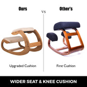 Ergonomic Kneeling Chair Heavy Duty Better Posture Kneeling Stool Office Chair Home for Body Shaping V952-DNGDBXMSKJ0000001V0