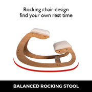 Ergonomic Kneeling Chair Heavy Duty Better Posture Kneeling Stool Office Chair Home for Body Shaping V952-DNGDBXMSKJ0000001V0