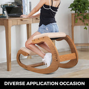 Ergonomic Kneeling Chair Heavy Duty Better Posture Kneeling Stool Office Chair Home for Body Shaping V952-DNGDBXMSKJ0000001V0