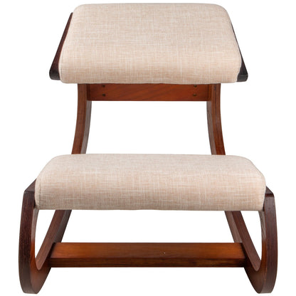 Ergonomic Kneeling Chair Wooden Neck Pain Relief Relieve Fatigue Wood Stool V952-DNGDSHTSKJ0000001V0