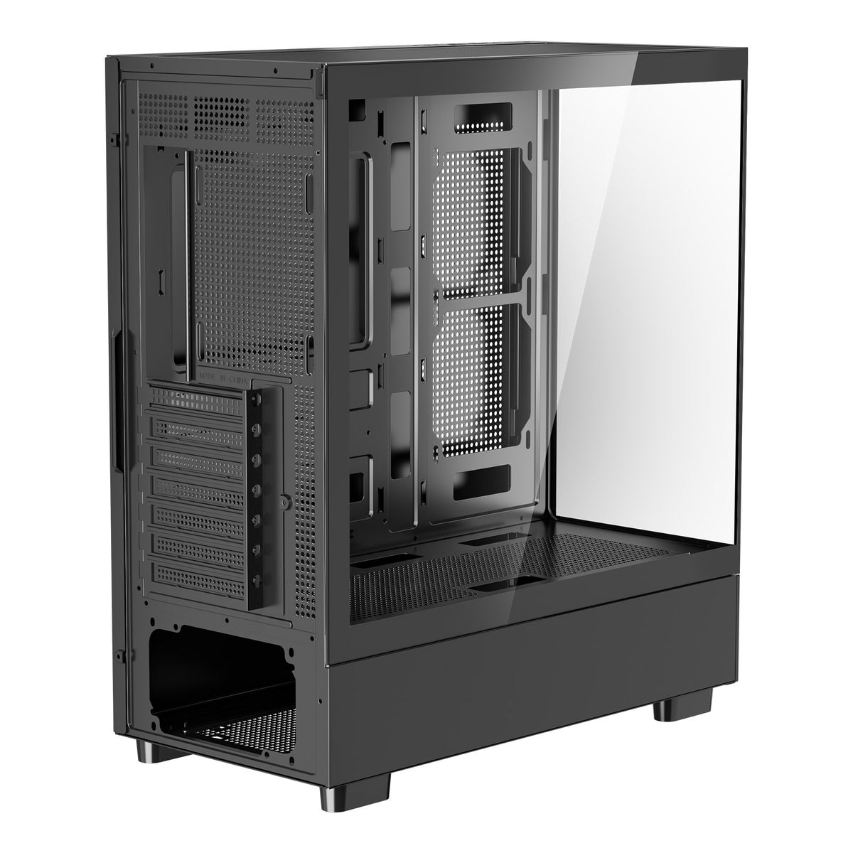 Mid-Tower ATX PC Gaming Case Computer Case with 6 x 120 mm PWM ARGB Fans V952-DNJXZT120MMAIKYPY001V9