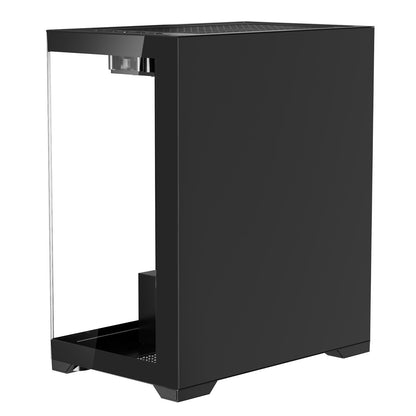 PC Gaming Case Mid-Tower Computer Case with 2 Fans for ATX Motherboard V952-DNJXZT120MMBHRVR6001V9