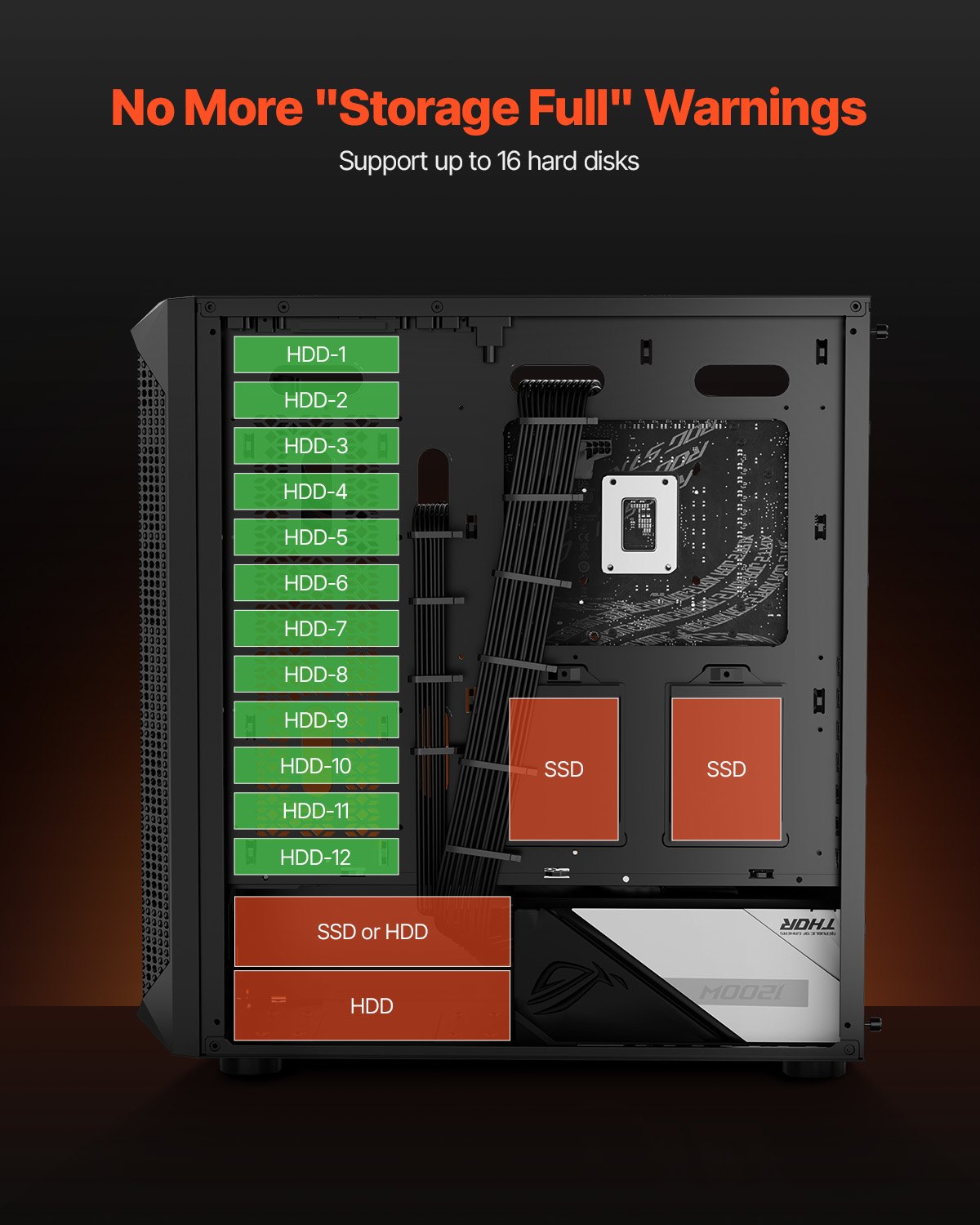 PC Gaming Case, Mid-Tower, Computer Case with High-Airflow Tempered Glass Panel, Dust Filter, 4 x 120 mm V952-DNJXZT120MMBU4Q2Z001V9