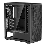 PC Gaming Case, Mid-Tower, Computer Case with High-Airflow Tempered Glass Panel, Dust Filter, 4 x 120 mm V952-DNJXZT120MMBU4Q2Z001V9