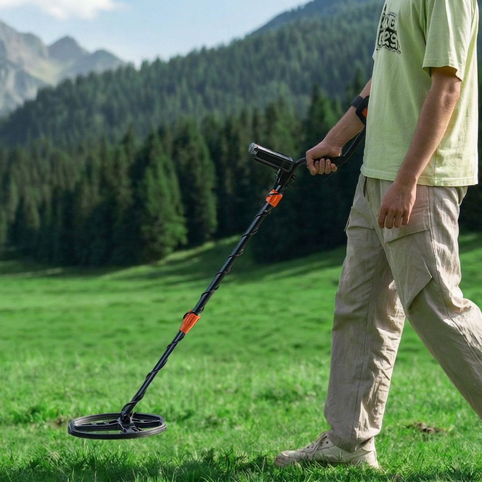 Metal Detector for Adults, 254 mm, Professional High Accuracy Gold Detector, IP68 Waterproof Search Coil with V952-DPJSTCQJB10ID7GHN001V9