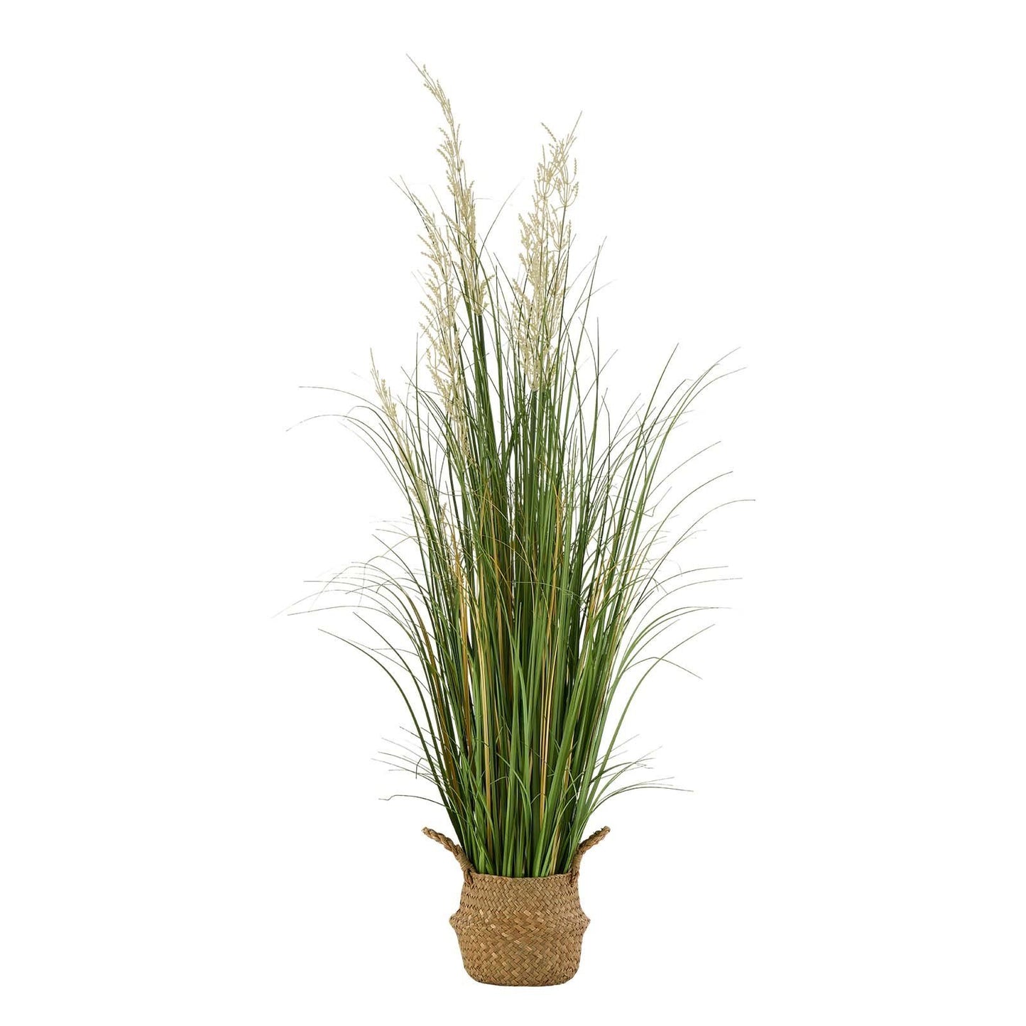 Artificial Grass Plant, 1194mm Reed Flower Grass in Pot, Premium PVC Faux Fake Greenery Shrubs Plant for V952-DPKLWHLS47INJTAC5001V0