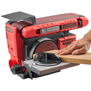 152.4mm Disc Sander & 101.6mm x 914.4mm Belt Sander, 400W Professional Belt Disc Sanders Combo with 0 - 45 V952-DPSGJZHYPHBX7MQ9F001V3