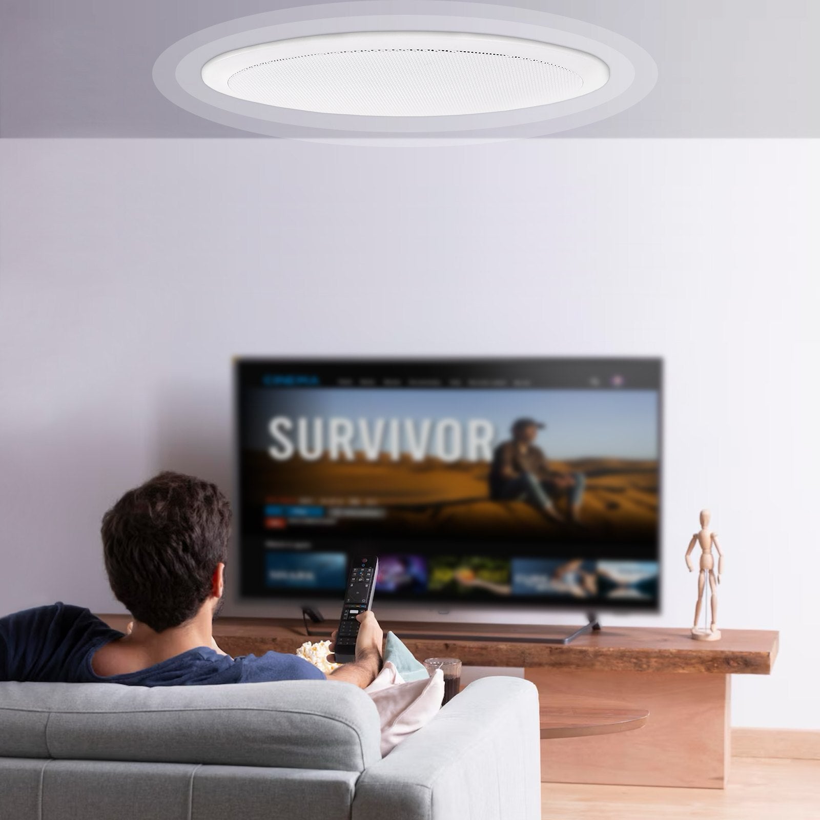 165.1 mm in Ceiling Speakers, 150-Watts, Flush Mount Ceiling & in-Wall Speakers System with 8ohmImpedance V952-DPXDYSQ65YCYICQLKV9