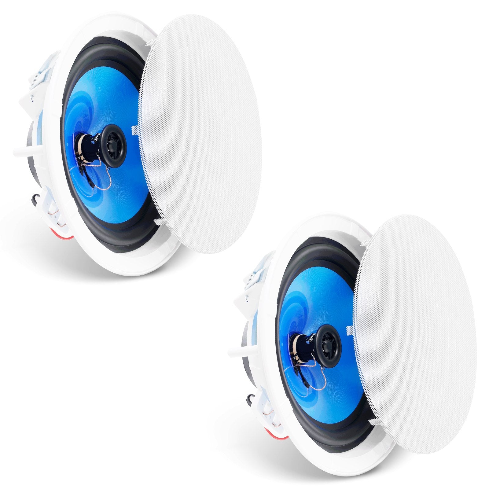2 PCs 203.2 mm in Ceiling Speakers, 50-Watts, Flush Mount Ceiling & in-Wall Speakers System with Impedance V952-DPXDYSQ8YCLZPZC9CV9