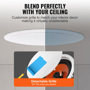 4 PCs 203.2 mm in Ceiling Speakers, 100-Watts, Flush Mount Ceiling & in-Wall Speakers System with V952-DPXDYSQ8YCSZTSBN5V9