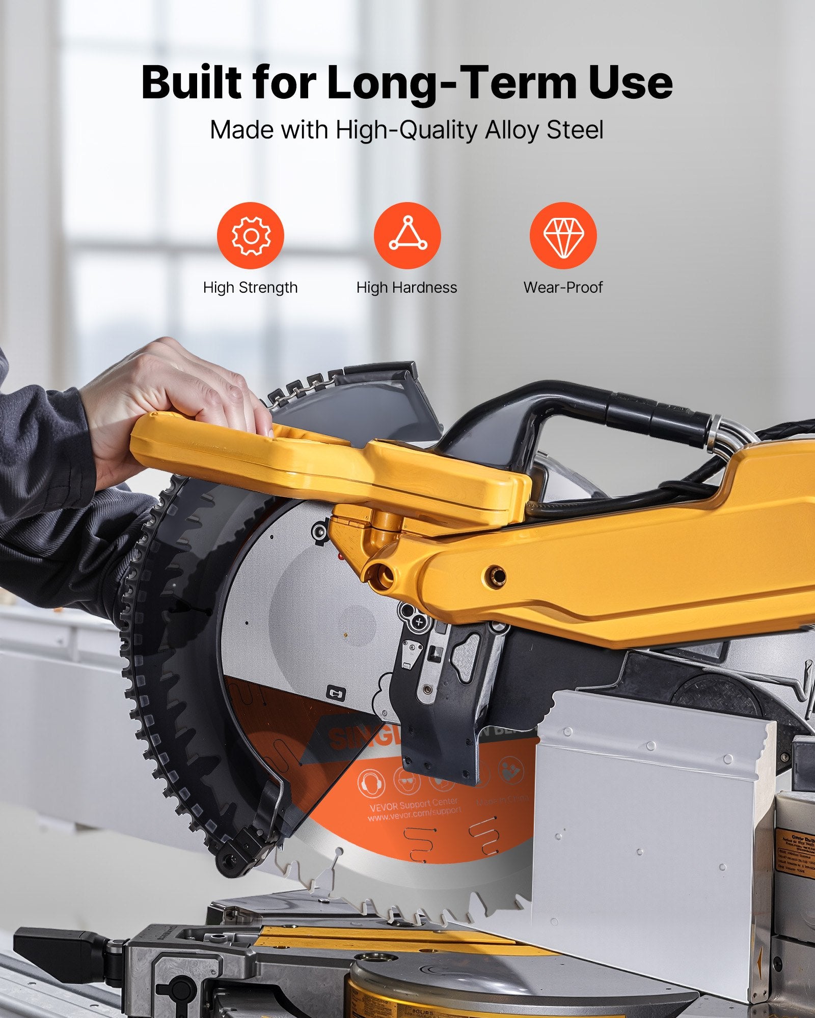 Circular Saw Blade, 254 mm Diameter, 50 Sharp Alloy Teeth, 15.875 mm Arbor, Fine Finish, Wood Cutting Blade V952-DPYJPDPQMZP2APV6I001V0