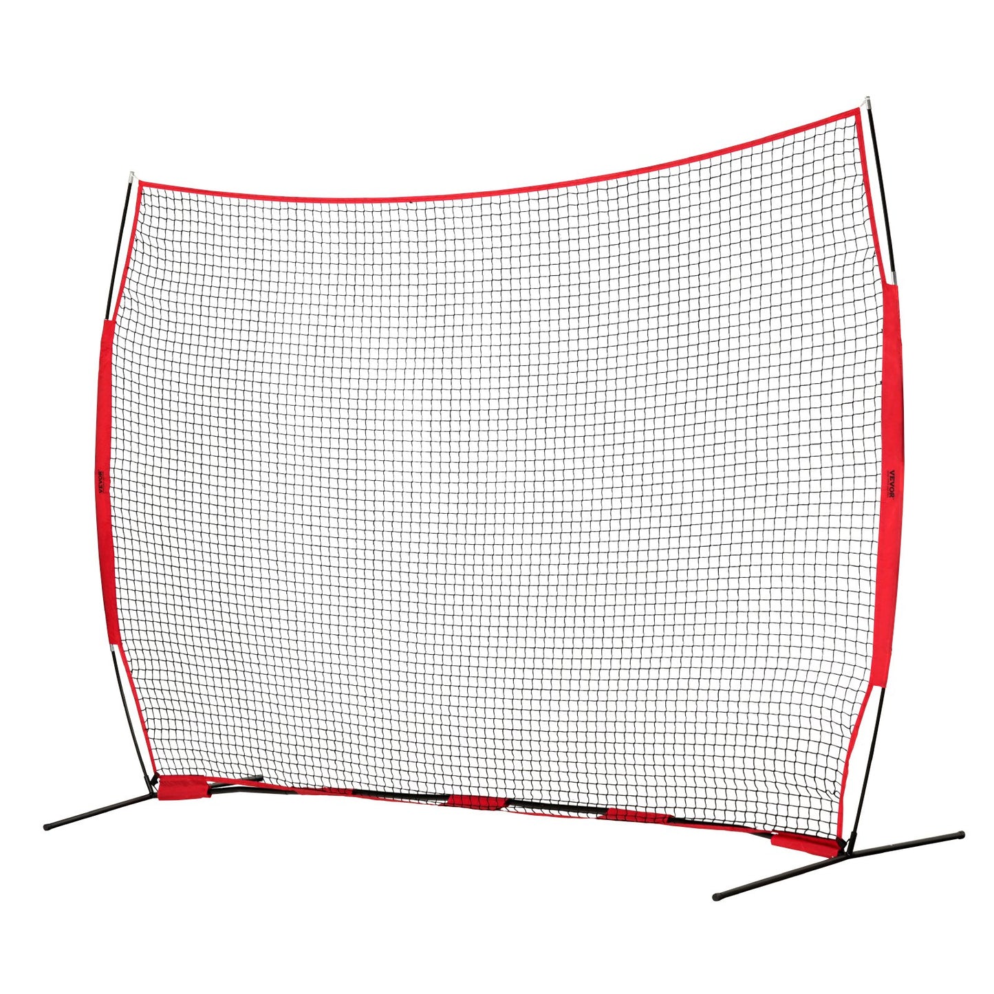 Barricade Backstop Net, 12x9 ft Ball Sports Barrier Netting, Portable Practice Equipment with Carry Bag, V952-DQW129YC0000YT8NIV0