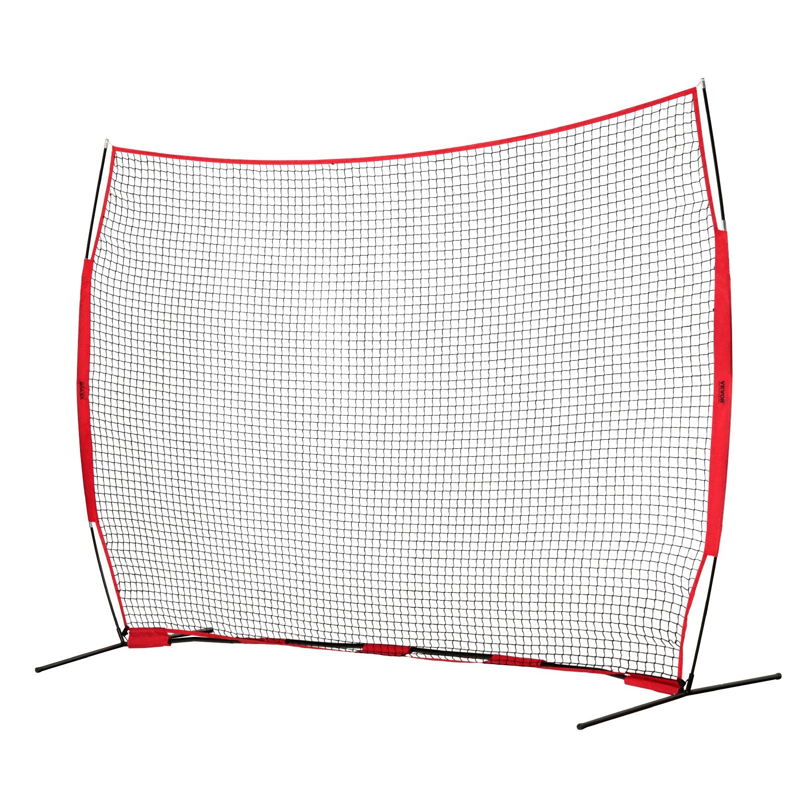 Barricade Backstop Net, 12x9 ft Ball Sports Barrier Netting, Portable Practice Equipment with Carry Bag, V952-DQW129YC0000YT8NIV0