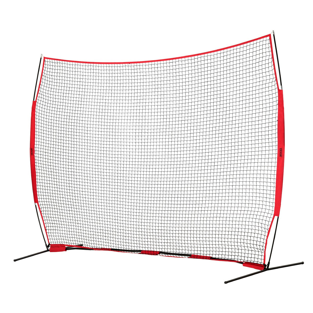 Barricade Backstop Net, 12x9 ft Ball Sports Barrier Netting, Portable Practice Equipment with Carry Bag, V952-DQW129YC0000YT8NIV0