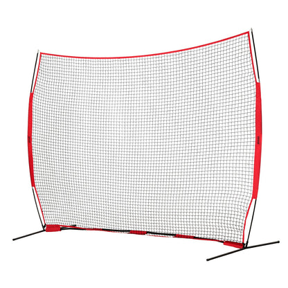 Barricade Backstop Net, 12x9 ft Ball Sports Barrier Netting, Portable Practice Equipment with Carry Bag, V952-DQW129YC0000YT8NIV0