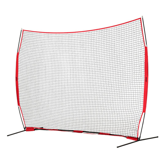 Barricade Backstop Net, 12x9 ft Ball Sports Barrier Netting, Portable Practice Equipment with Carry Bag, V952-DQW129YC0000YT8NIV0
