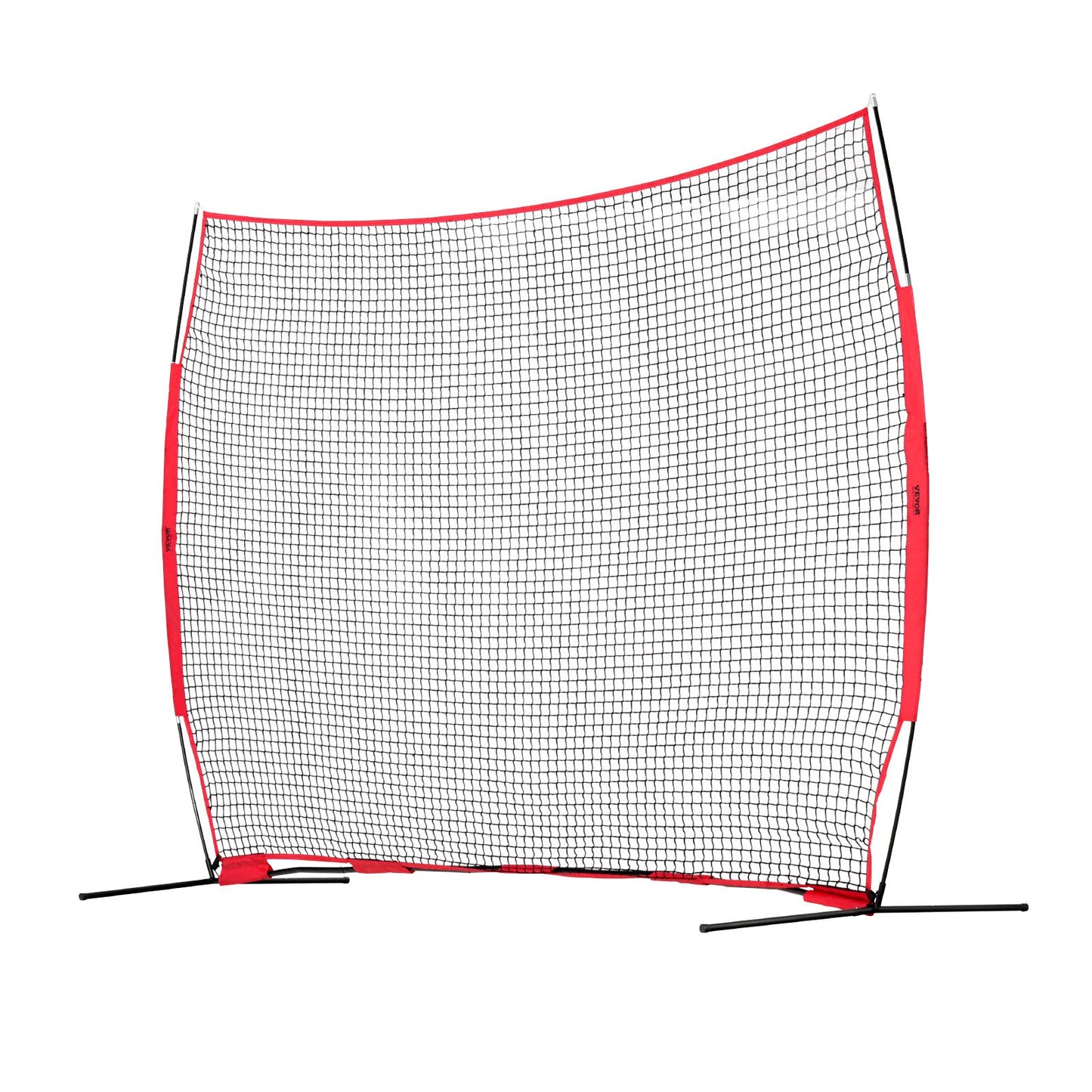Barricade Backstop Net, 12x9 ft Ball Sports Barrier Netting, Portable Practice Equipment with Carry Bag, V952-DQW129YC0000YT8NIV0