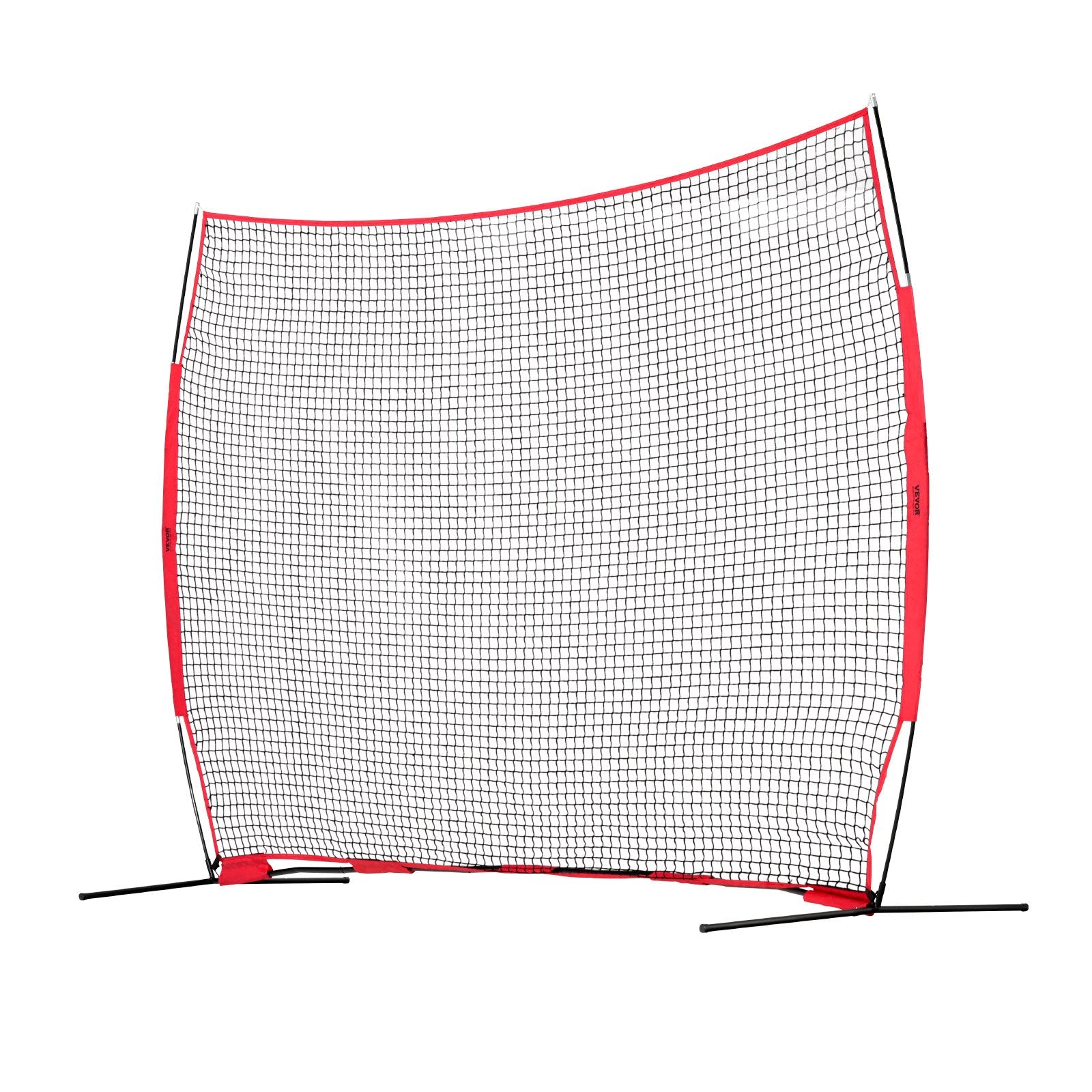 Barricade Backstop Net, 12x9 ft Ball Sports Barrier Netting, Portable Practice Equipment with Carry Bag, V952-DQW129YC0000YT8NIV0