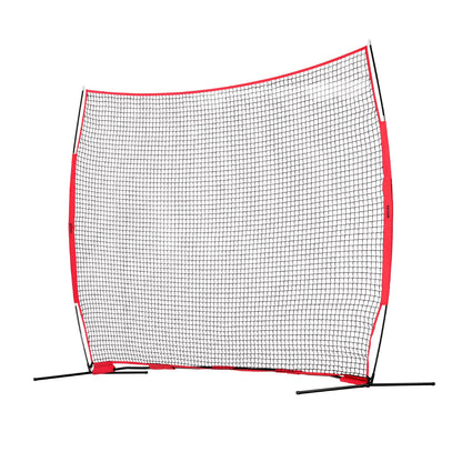 Barricade Backstop Net, 12x9 ft Ball Sports Barrier Netting, Portable Practice Equipment with Carry Bag, V952-DQW129YC0000YT8NIV0