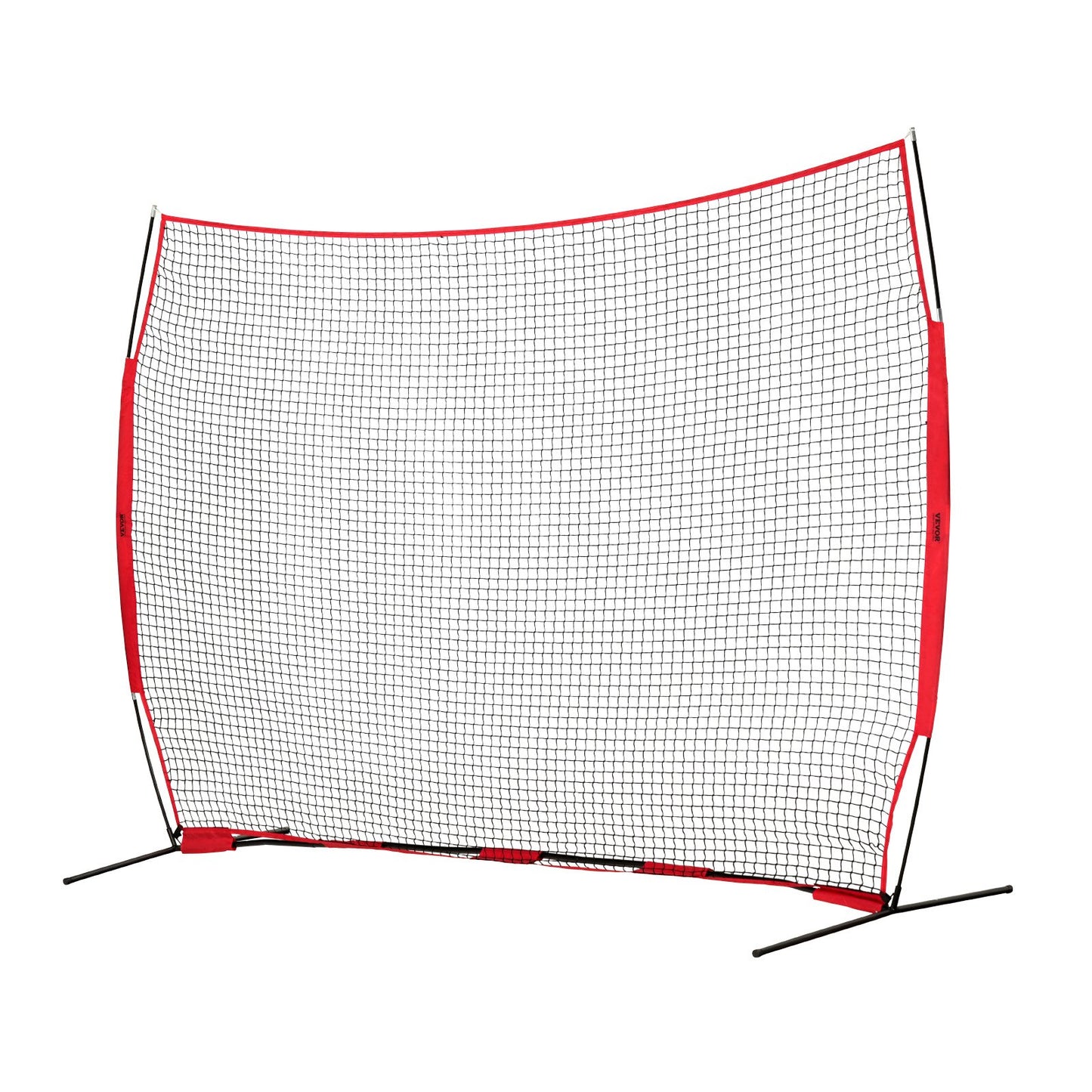 Barricade Backstop Net, 12x9 ft Ball Sports Barrier Netting, Portable Practice Equipment with Carry Bag, V952-DQW129YC0000YT8NIV0