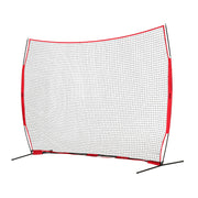 Barricade Backstop Net, 12x9 ft Ball Sports Barrier Netting, Portable Practice Equipment with Carry Bag, V952-DQW129YC0000YT8NIV0