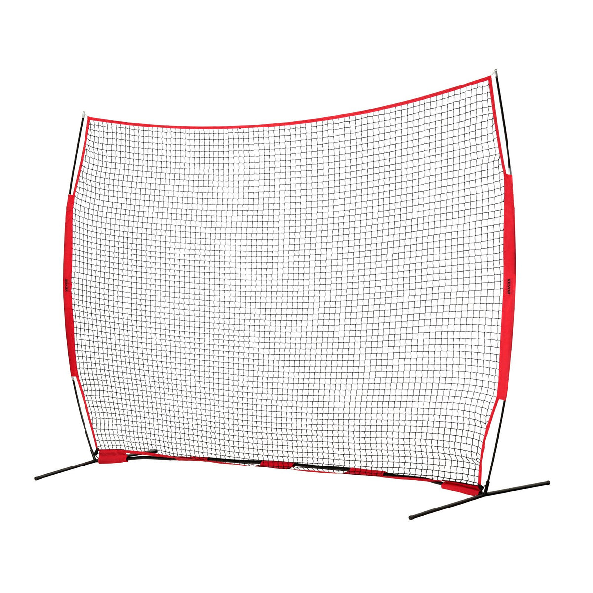 Barricade Backstop Net, 12x9 ft Ball Sports Barrier Netting, Portable Practice Equipment with Carry Bag, V952-DQW129YC0000YT8NIV0