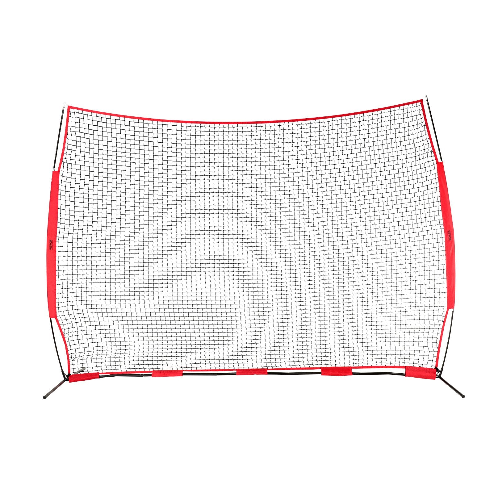 Barricade Backstop Net, 12x9 ft Ball Sports Barrier Netting, Portable Practice Equipment with Carry Bag, V952-DQW129YC0000YT8NIV0