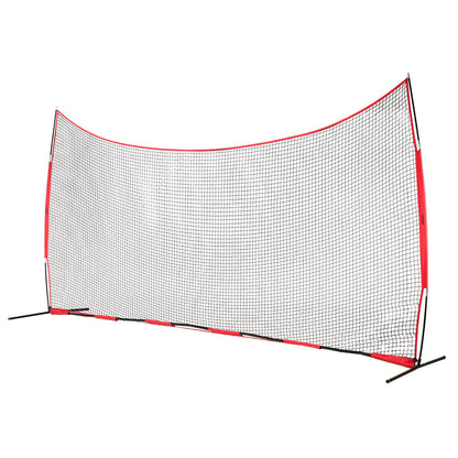 Barricade Backstop Net, 20x10 ft Ball Sports Barrier Netting, Portable Practice Equipment with Carry Bag, V952-DQW2010YC000EHXS0V0