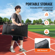 Barricade Backstop Net, 20x10 ft Ball Sports Barrier Netting, Portable Practice Equipment with Carry Bag, V952-DQW2010YC000EHXS0V0
