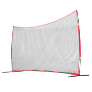 Barricade Backstop Net, 20x10 ft Ball Sports Barrier Netting, Portable Practice Equipment with Carry Bag, V952-DQW2010YC000EHXS0V0