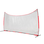 Barricade Backstop Net, 20x10 ft Ball Sports Barrier Netting, Portable Practice Equipment with Carry Bag, V952-DQW2010YC000EHXS0V0