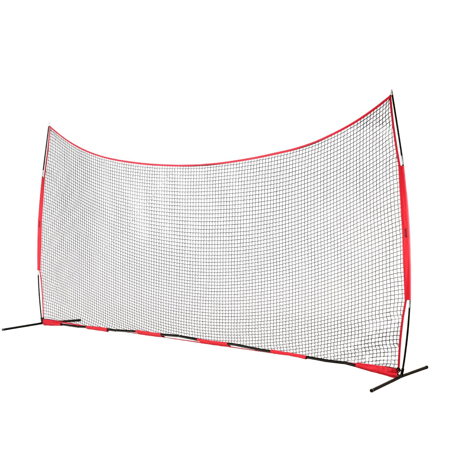 Barricade Backstop Net, 20x10 ft Ball Sports Barrier Netting, Portable Practice Equipment with Carry Bag, V952-DQW2010YC000EHXS0V0