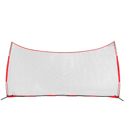 Barricade Backstop Net, 20x10 ft Ball Sports Barrier Netting, Portable Practice Equipment with Carry Bag, V952-DQW2010YC000EHXS0V0