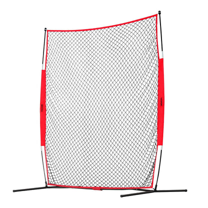 Barricade Backstop Net, 7x7 ft Ball Sports Barrier Netting, Portable Practice Equipment with Carry Bag, V952-DQW77YC00000P85CUV0