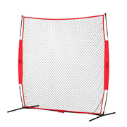 Barricade Backstop Net, 7x7 ft Ball Sports Barrier Netting, Portable Practice Equipment with Carry Bag, V952-DQW77YC00000P85CUV0