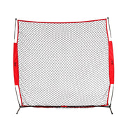 Barricade Backstop Net, 7x7 ft Ball Sports Barrier Netting, Portable Practice Equipment with Carry Bag, V952-DQW77YC00000P85CUV0