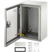 NEMA Steel Enclosure ,12 x 8 x 6\'\' NEMA 4X Steel Electrical Box, IP66 Waterproof & Dustproof, V952-DQXJSTCFS30X20X15V0