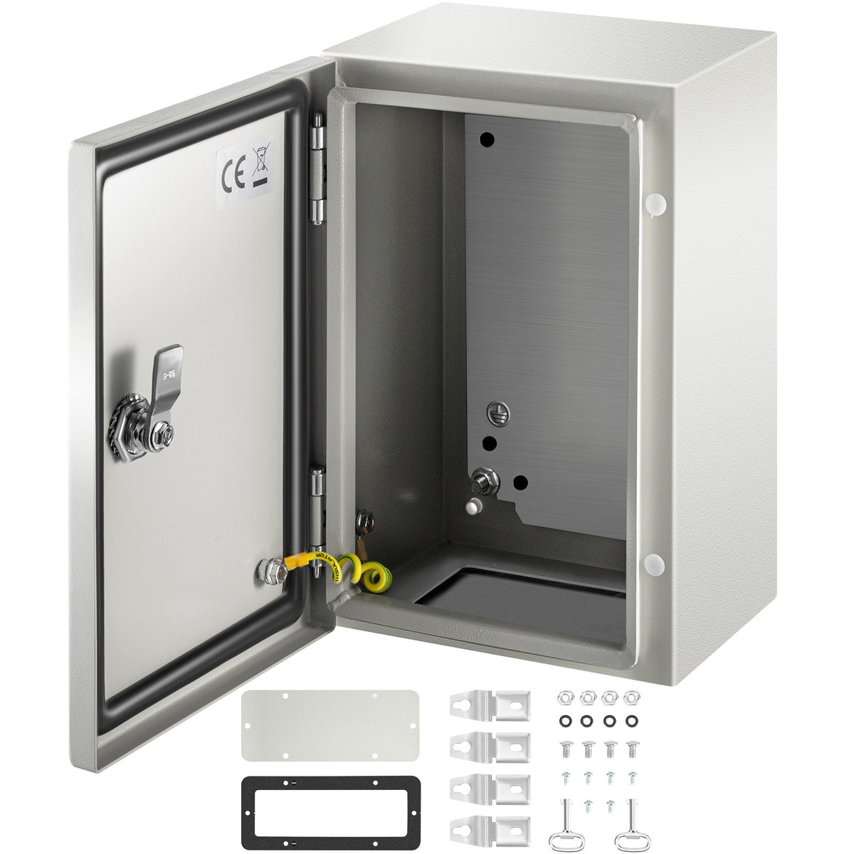 NEMA Steel Enclosure ,12 x 8 x 6\'\' NEMA 4X Steel Electrical Box, IP66 Waterproof & Dustproof, V952-DQXJSTCFS30X20X15V0