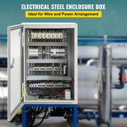 NEMA Steel Enclosure ,12 x 8 x 6\'\' NEMA 4X Steel Electrical Box, IP66 Waterproof & Dustproof, V952-DQXJSTCFS30X20X15V0