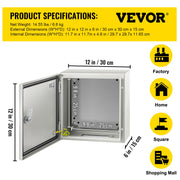 NEMA Steel Enclosure, 12 x 12 x 6''steel electrical box electrical enclosur NEMA 4X Steel Electrical Box, V952-DQXJSTCFS30X30X15V0