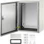 Steel Electrical Box 16'' x 12'' x 8'' Electrical Enclosure Box, Carbon Steel Hinged Junction Box, IP65 V952-DQXJSTCFS40X30X20V0